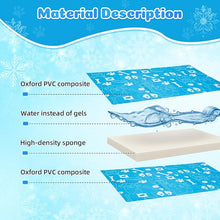 Load image into Gallery viewer, Ownpets Blue Dog Cooling Mat Size Large