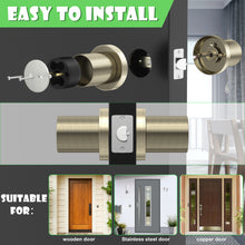 Load image into Gallery viewer, Fingerprint Door Knob, FITNATE Smart Biometric Door Lock Fingerprint Door knob with App Control, User management Management, Touch to Open Knob for Bedroom,Home,Hotel,Office, Bronze Golden