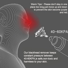 Load image into Gallery viewer, Household Electric Blackhead Dirt Removal Machine, Household Vacuum Suction Wrinkle Removal Skin Tightening Massager with 4 Suction Heads