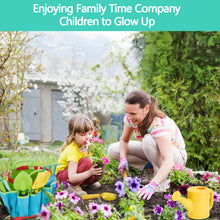 Load image into Gallery viewer, Fitnate Green Kids Garden Tools Set, 6 PCS Garden Tools Including Watering Can, Shovel, Rake, Fork, Children Gardening Gloves  And Garden Tote Bag, All In One Set