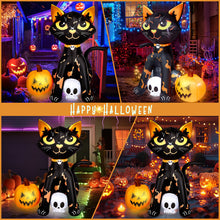 Load image into Gallery viewer, CAMULAND 5FT Halloween Inflatables Outdoor Decorations - Blow Up Cat & Pumpkin Halloween Yard Decorations, Built-in LED Lights Décor for Holiday Party Yard Lawn