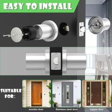 Load image into Gallery viewer, Smart Biometric Door Lock Fingerprint Door knob with App Control for Bedroom,Home,Hotel,Office, Silver