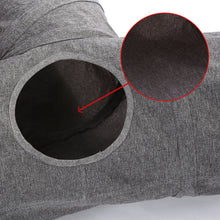 Load image into Gallery viewer, Cat Cube 3-Way Tunnels Extensible & Collapsible Cat Tube Tunnel, Cat Tunnels and Tubes for Indoors Cat, Puppy, Rabbit, Kitten and Mongoose