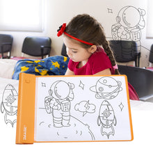 Load image into Gallery viewer, IMAGE Light Up Tracing Pad Orange Drawing Tablet Coloring Board for Kids Children Toy Gift