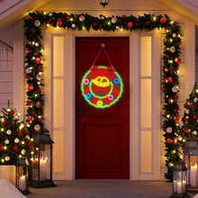 Load image into Gallery viewer, Christmas Wreath LED Neon Sign—Festive Decoration, 5 Brightness Levels, USB Powered, Energy Efficient, Ideal for Living Room, Bedroom, Christmas Party Decor