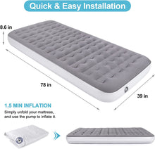 Load image into Gallery viewer, Air Mattress, CAMULAND Camping Inflatable Mattress Lightweight Inflatable Bed Air Mattress for Home, Travel, RV Tent and SUV Truck