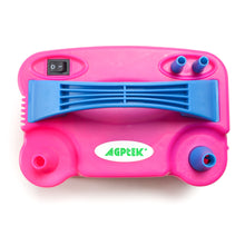 Load image into Gallery viewer, AGPtek Portable High Power Air Electric Balloon Pump with Two Nozzle Rose Red