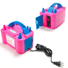 Load image into Gallery viewer, AGPtek Portable High Power Air Electric Balloon Pump with Two Nozzle Rose Red