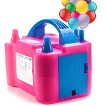 Load image into Gallery viewer, AGPtek Portable High Power Air Electric Balloon Pump with Two Nozzle Rose Red