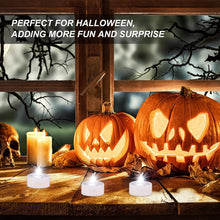Load image into Gallery viewer, AGPtEK 24 Pack Flameless LED Candles Battery Operated Tealight Candles No Flicker Long Lasting Tealight for Wedding Holiday Party Home Decoration, Cool White