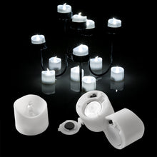 Load image into Gallery viewer, 6Pcs LED Tealight Candles Battery Operated Flameless Smokeless for Wedding/Party Decorations Cool White