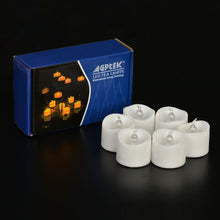 Load image into Gallery viewer, 6Pcs LED Tealight Candles Battery Operated Flameless Smokeless for Wedding/Party Decorations Cool White