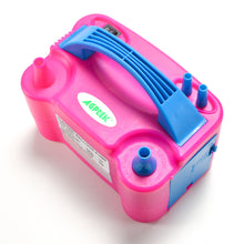 Load image into Gallery viewer, AGPtek Portable High Power Air Electric Balloon Pump with Two Nozzle Rose Red