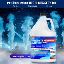 Load image into Gallery viewer, Hakuta High-Density Fog Machine Fluid, 1Gallon High Output Long-Lasting Fog Juice Produces White-Out Conditions for 400-1500 Watt Water-Based Fog Machines for Indoor and Outdoor Venues Made in USA