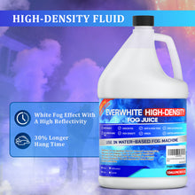 Load image into Gallery viewer, Hakuta High-Density Fog Machine Fluid, 1Gallon High Output Long-Lasting Fog Juice Produces White-Out Conditions for 400-1500 Watt Water-Based Fog Machines for Indoor and Outdoor Venues Made in USA