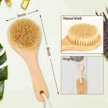 Load image into Gallery viewer, FITNATE 2 Pack Shower Brush Wet and Dry Brushing, Body Scrubber for Bath Shower Lymphatic Drainage and Cellulite Scrubber