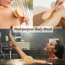 Load image into Gallery viewer, FITNATE 2 Pack Shower Brush Wet and Dry Brushing, Body Scrubber for Bath Shower Lymphatic Drainage and Cellulite Scrubber