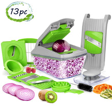 Load image into Gallery viewer, 13pcs Vegetable Spiralizer Mandoline Slicer Dicer Food Chopper Shredder Cutter