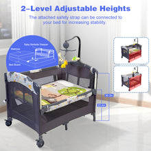 Load image into Gallery viewer, Baby Bassinet, Beside Co-Sleeper Bed Side Crib, Playard Nursery Center