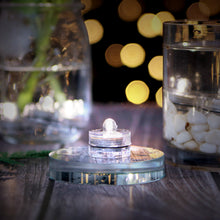 Load image into Gallery viewer, IMAGE 12Pcs Cool White Submersible Pond Lights 12 Pack LED Underwater Tea Lights Battery Operated Candles