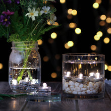 Load image into Gallery viewer, IMAGE 12Pcs Cool White Submersible Pond Lights 12 Pack LED Underwater Tea Lights Battery Operated Candles