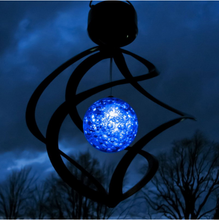 Load image into Gallery viewer, AGPtEK Solar Power LED Color Changing Wind Chime for Outdoor Garden Courtyard