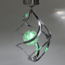 Load image into Gallery viewer, AGPtEK Solar Power LED Color Changing Wind Chime for Outdoor Garden Courtyard