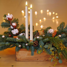 Load image into Gallery viewer, IMAGE 12 Pcs Flameless Taper Candles with Remote & 325 ft Fishing line for Home, Wedding, Birthday Decoration, Warm White
