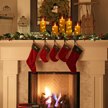 Load image into Gallery viewer, Flickering Flameless Candles Battery Operated, Acrylic Shell Pillar 3D Wick LED Candles with 11-Key Remote Control Timer for Wedding Christmas Home Decor Set of 5, Gold