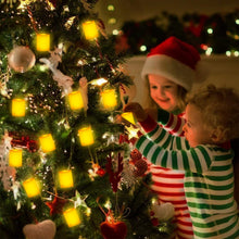 Load image into Gallery viewer, 12 Pack 1.5×2 Inch Floating Candles with Remote Timer Tea Lights Battery Operated, 250+ Hours Long-Lasting Hanging Candles for Wedding Home Decor Birthday Gifts, Warm White