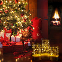 Load image into Gallery viewer, 3PCS Acrylic Shell Pillar LED Candles Featuring 13-Key Remote Timer, Battery Operated for Home, Wedding and Party Decor, White