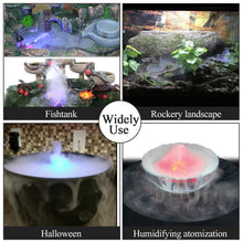 Load image into Gallery viewer, AGPtEK Mist Maker Fog Maker for Water Fountain Pond Rockery Fishtank Vase Birdbath