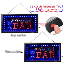 Load image into Gallery viewer, Business Bar Sign Advertisement Board Electric Display Sign LED Open Sign
