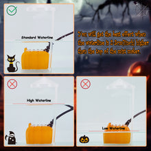Load image into Gallery viewer, FITNATE Mist Maker with Splash Guard, Pumpkin Fogger Water Fountain Pond Fog Machine with LED Light Atomizer for Halloween and Other Festivals
