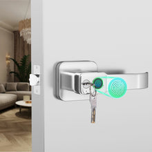 Load image into Gallery viewer, FITNATE Smart Biometric Door Lock Fingerprint Door knob with App Control for Bedroom,Home,Hotel,Office, Silver