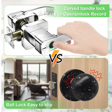 Load image into Gallery viewer, FITNATE Smart Biometric Door Lock Fingerprint Door knob with App Control for Bedroom,Home,Hotel,Office, Silver