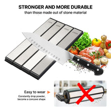Load image into Gallery viewer, IMAGE 240/400/600/1000 Diamond Sharpener, Diamond Plate Sharpener Set, Kitchen Knife Grinding Diamond Sharpening Plate