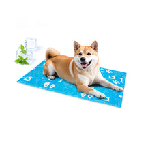 Load image into Gallery viewer, Ownpets Pet Cooling Mat for Dogs & Cats, Water-Filled Leak-proof Ice Pad, Durable Oxford Fabric, Indoor-Outdoor Use, No Electricity Needed, Sky Blue, Size L