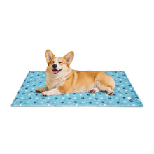 Load image into Gallery viewer, Ownpets Pet Cooling Mat for Dogs & Cats, Water-Filled Leak-proof Ice Pad, Durable Oxford Fabric, Indoor-Outdoor Use, Lake Blue, Size L