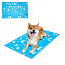 Load image into Gallery viewer, Ownpets Pet Cooling Mat for Dogs & Cats, Water-Filled Leak-proof Ice Pad, Durable Oxford Fabric, Indoor-Outdoor Use, No Electricity Needed, Sky Blue, Size L