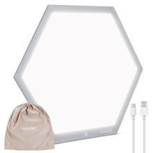 Load image into Gallery viewer, IMAGE 17.2×14.9 Inch Hexagon LED Light Box for Tracing, 3 Brightness Levels, Ideal Light Table for Creative Exploration: Drawing, Streaming, Sketching, Animation, Stenciling