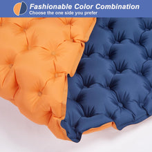 Load image into Gallery viewer, CAMULAND Sleeping Pad, Camping Mattress with Pillow Built-in Foot Pump self Inflating Inflatable Mat Compact for Camping Backpacking Hiking Traveling Tent