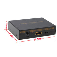 Load image into Gallery viewer, HDMI to HDMI + SPDIF + RCA L / R Audio Extractor | Converter