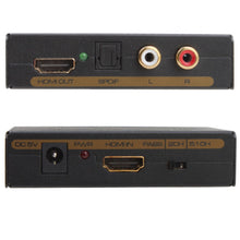 Load image into Gallery viewer, HDMI to HDMI + SPDIF + RCA L / R Audio Extractor | Converter
