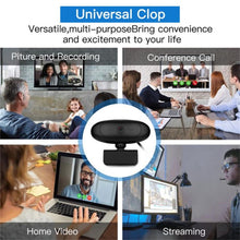 Load image into Gallery viewer, 1080P Full HD USB Webcam for PC Desktop & Laptop Web Camera with Microphone