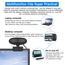 Load image into Gallery viewer, 1080P Full HD USB Webcam for PC Desktop & Laptop Web Camera with Microphone