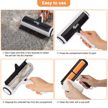 Load image into Gallery viewer, Pet Hair Remover, Reusable Cat and Dog Hair Remover Roller & Bonus Pet Lint Scraper, Ideal for Couches, Beds, Car Seats, Carpets, Clothes & More