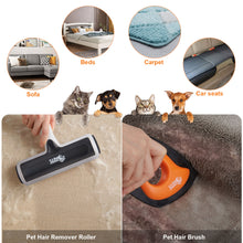 Load image into Gallery viewer, Pet Hair Remover, Reusable Cat and Dog Hair Remover Roller &amp; Bonus Pet Lint Scraper, Ideal for Couches, Beds, Car Seats, Carpets, Clothes &amp; More
