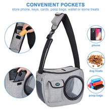 Load image into Gallery viewer, Pet Sling Carrier Airline Carrier Travel Bag, Fit 10~15lb Cats&Dogs, Comfortable, Adjustable, Perfect for Airline, Travelling, Daily Walk, Outdoor Activity and Weekend Adventure