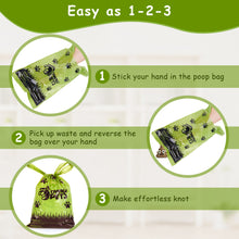Load image into Gallery viewer, Ownpets 150 Counts Large Dog Poop Bags with Handles Leak Proof, Extra Thick and Unscented Doggie Poop Bags